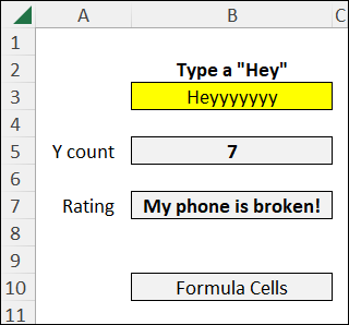 Hey chart formulas in Excel
