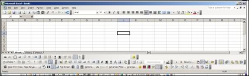 Bryony's customized Excel toolbars