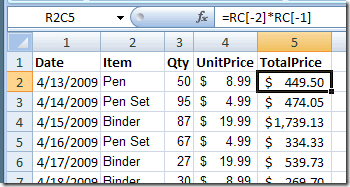 Excel Column Headings Show Numbers