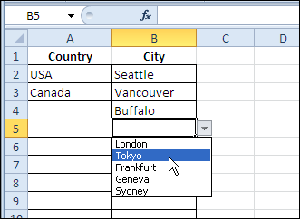 Invalid Entries Allowed with Excel Data Validation drop down