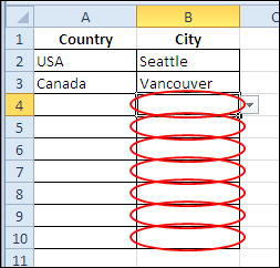 Ignore Blank Problems in Excel Data Validation