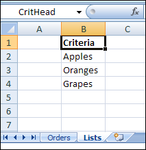 Excel AutoFilter With Criteria in a Range