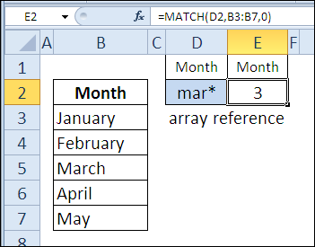 Find Item in Unsorted List with MATCH function