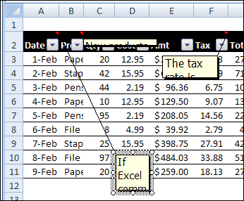 how to add comments vba in excel 2016