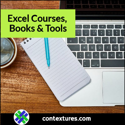 Excel Courses, Books & Tools