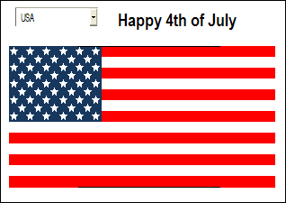 USA Flag in Excel