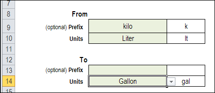 converting kilolitres to gallons