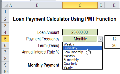 Excel Loan Payment Calculator Contextures Blog