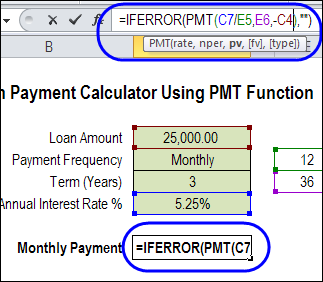 Excel Loan Payment Calculator Contextures Blog