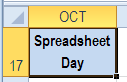 spreadsheet day