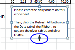 Auto Resize Excel Text Boxes