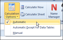 force calculate in excel for mac 2011