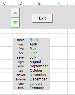 Move Excel List Items Up or Down