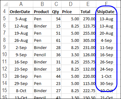 Count Items In A Date Range In Excel Contextures Blog