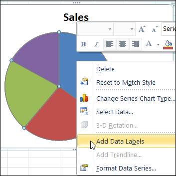 Add Data Labels To The Chart