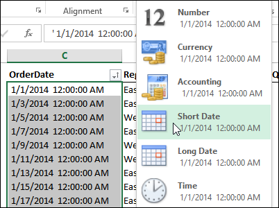 change the date year without changing the month or day excel for mac