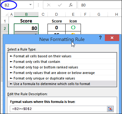 Apply the Conditional Formatting rules