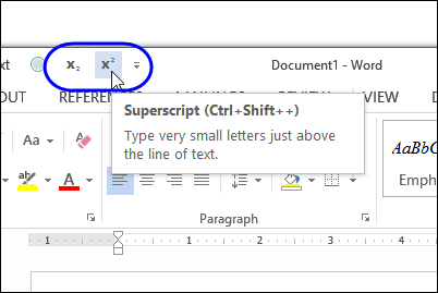 shortcut for subscript in excel mac