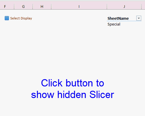 Excel Pop Up Selector Tool Demo