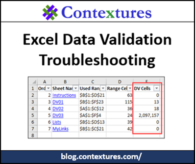 Excel Data Validation Troubleshooting http://blog.contextures.com/