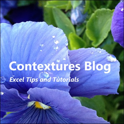 Contextures Blog Update