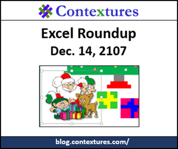 Excel Roundup 20171214