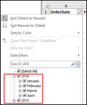 Prevent Grouped Dates in Excel