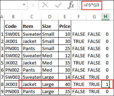 Excel Lookup With Two Criteria calculations