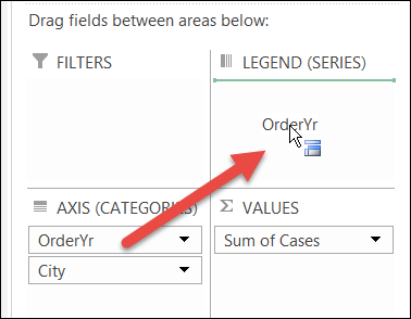 how to change legend name in excel pivot chart