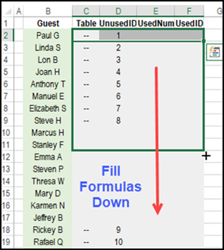 How To Make Seating Chart In Excel