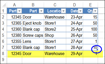 Excel table did not expand automatically