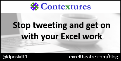 This week's best Excel tweets http://exceltheatre.com/blog/