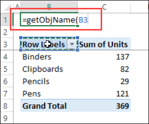 How To Show Excel Table Name On The Sheet Contextures Blog