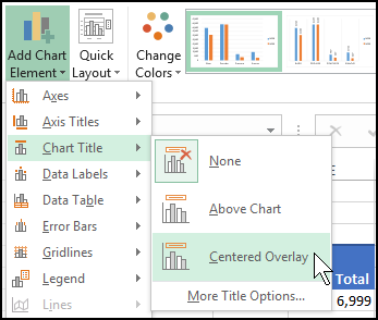 Dynamic Chart Title Excel 2016