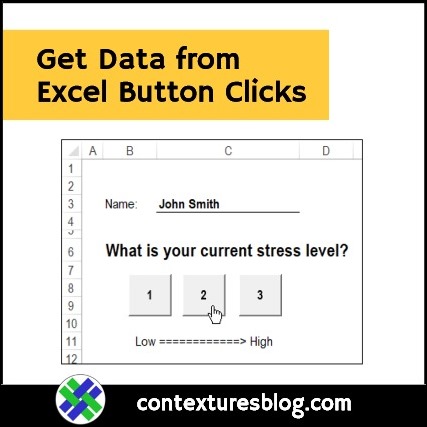 Get Data from Excel Button Clicks