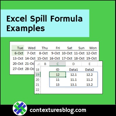 Excel Spill Formula Examples