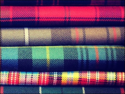 maybe you'd like your table dressed in your favourite tartan