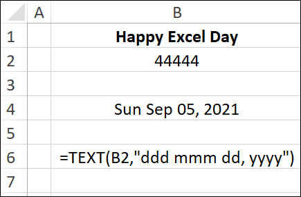 Happy Excel Day 44444