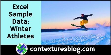 Excel With Olympic Athlete Data for Winter Fun