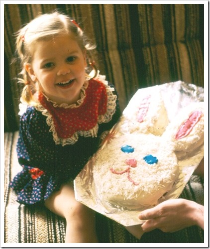 Our fancy Easter bunny cake