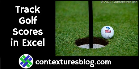 Track Golf Scores in Excel Multiple Players & Courses