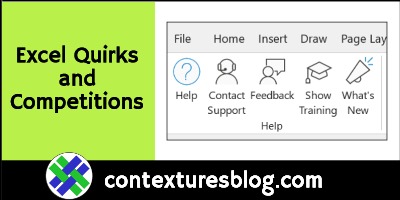 Microsoft Excel Quirks and Competitions